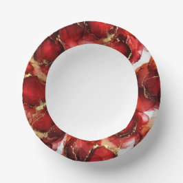 Red Fire Pattern Papieren Kommen