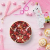 Red Fire Pattern Papieren Kommen (Feest)