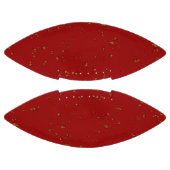 Red Fire Sparks bedekken uw foto American Football (Panelen)