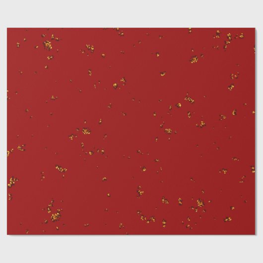 Red Fire Sparks bedekken uw foto Cadeaupapier (Vlak)
