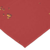 Red Fire Sparks bedekken uw foto Medium Tafelloper (Hoek)