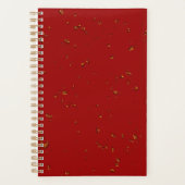 Red Fire Sparks bedekken uw foto Planner (Voorkant)