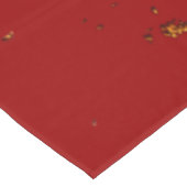 Red Fire Sparks bedekken uw foto Tafelkleed (Gekanteld)