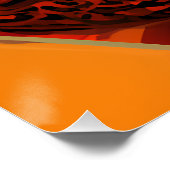 Red Fire Starter Afrikaanse Vrouwen Zwart Melanine Perfect Poster (Hoek)