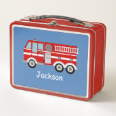 Red Fire Truck — Aangepast Kind (Voorkant)