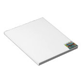 Red Fire Truck Art Gift Notitieblok (Schuin)