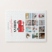 Red Fire Truck Baby First Year Photo Collage Legpuzzel (Horizontaal)