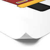 Red Fire Truck Beer Poster (Hoek)