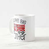 Red Fire Truck Big Brother Koffiemok (Voorkant links)