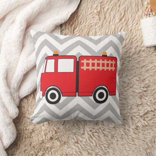 Red Fire Truck Kussen (Deken)