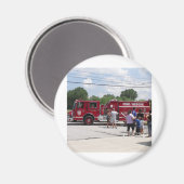 Red Fire Truck Magneet (Voorkant / Achterkant)