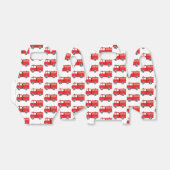 Red Fire Truck Patroon Bedankdoosjes (Uitgevouwen)