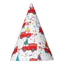 Red Fire Truck Pattern