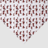 Red  Fire Truck Pattern Tissuepapier (Detail)