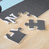 Red Fire Truck Persoonlijke puzzle Legpuzzel (Zijkant)