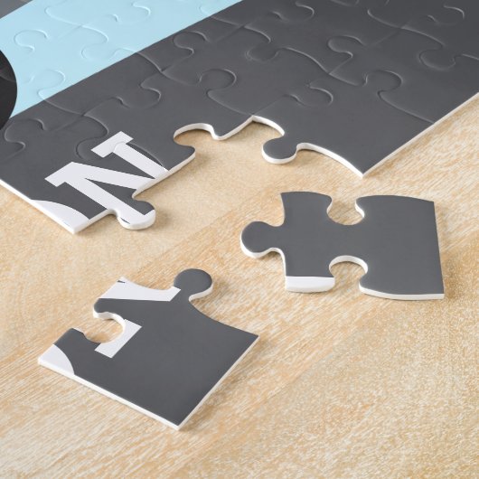 Red Fire Truck Persoonlijke puzzle Legpuzzel (Zijkant)