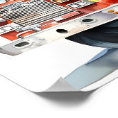 Red Fire Truck Poster (Hoek)