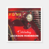  Red Fire Truck Servet (Voorkant)