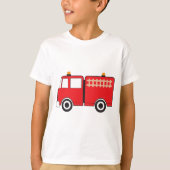 Red Fire Truck T-shirt (Voorkant)