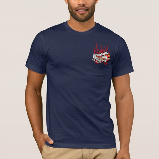 Red Fire Truck T-shirt (Voorkant)
