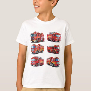 Red Fire Truck T-shirt