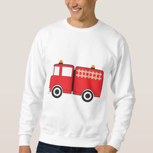 Red Fire Truck Trui (Voorkant)