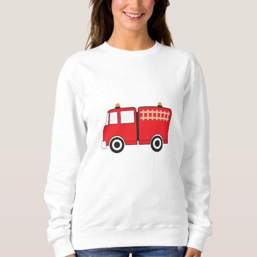 Red Fire Truck Trui (Voorkant)