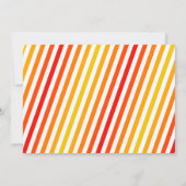 Red Fire Truck Verjaardagsfeestfoto Kaart (Achterkant)