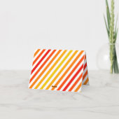 Red Fire Truck Verjaardagsfeestje Dank u Bedankkaart (Achterkant)