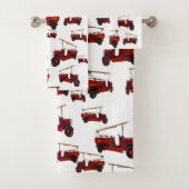 Red  Fire Trucks, Bad Handdoek (Insitu)