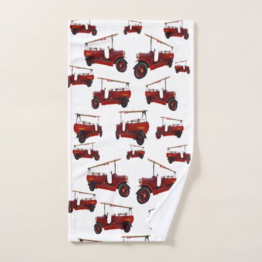 Red  Fire Trucks, Bad Handdoek (Handdoek)