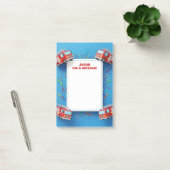 Red Fire Trucks gepersonaliseerde mitswa Post-it® Notes (Kantoor)