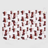 Red  Fire Trucks, Golfhanddoek (Horizontaal)