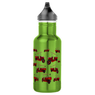 Red Fire Trucks Pattern Waterfles