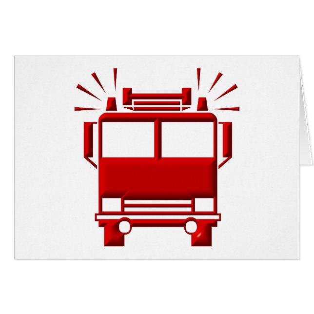 Red Firetruck (Voorkant Horizontaal)