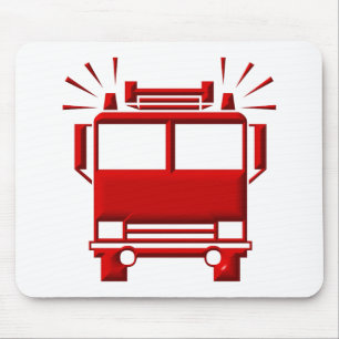 Red Firetruck Muismat