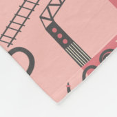 Red Firetrucks Firefighter Kinder Fleece Deken (Hoek)