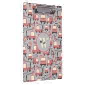 Red Firetrucks Firefighter Kinder Klembord (Rechts)