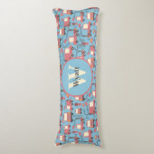 Red Firetrucks Firefighter Kinder Lichaamskussen (Voorkant Verticaal)