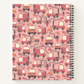 Red Firetrucks Firefighter Kinder Notitieboek (Achterkant)