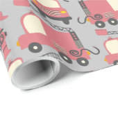 Red Firetrucks Firefighter Kinder reddingsvoertuig Cadeaupapier (Rol Hoek)