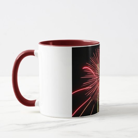 Red Fireworks Mok (Links)