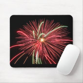 Red Fireworks Muismat (Met muis)