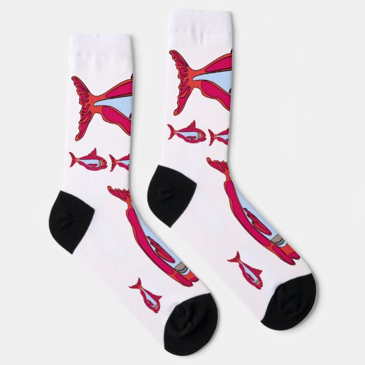 Red Fish Crew Sokken (Rechts)