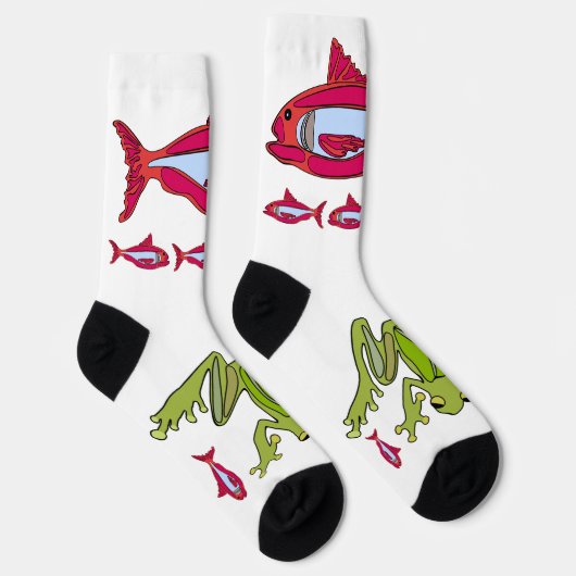 Red Fish Crew Sokken (Rechts)