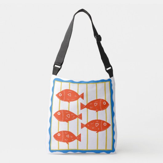 Red Fish Nautisch Tas (Voorkant)