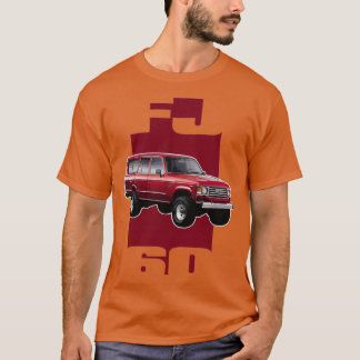 RED FJ60 LANDCRUISER T-SHIRT