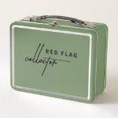 "Red Flag Collector" Lunch Box (Voorkant)