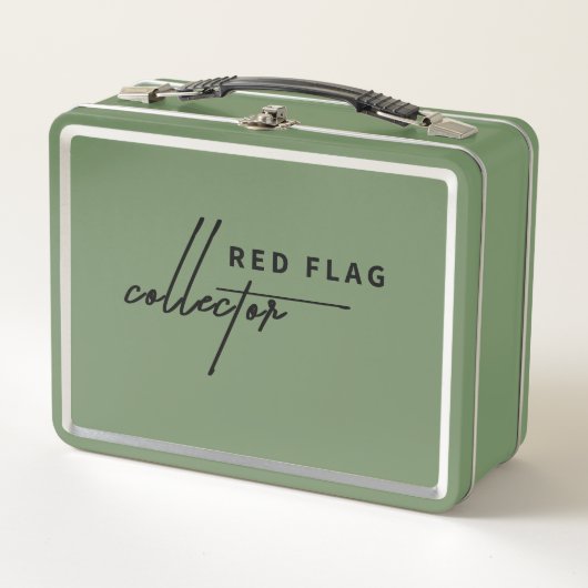 "Red Flag Collector" Lunch Box (Voorkant)