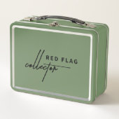 "Red Flag Collector" Lunch Box (Voorkant)